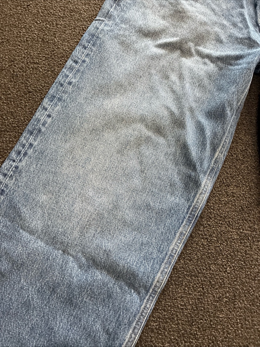 AGOLDE Low Slung Baggy Jeans Women’s Size 24 Blue Relaxed Fit Grunge Denim - Picture 5 of 11